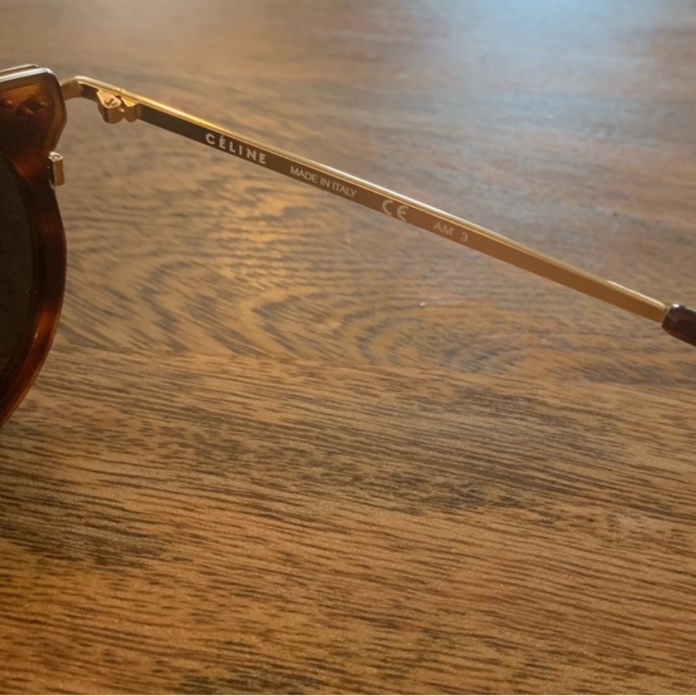 Celine Brown Tortoise Sunglasses - Picture 3 of 7